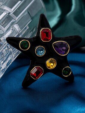 Alexis Bittar Starfish Enamel Collection Brooch